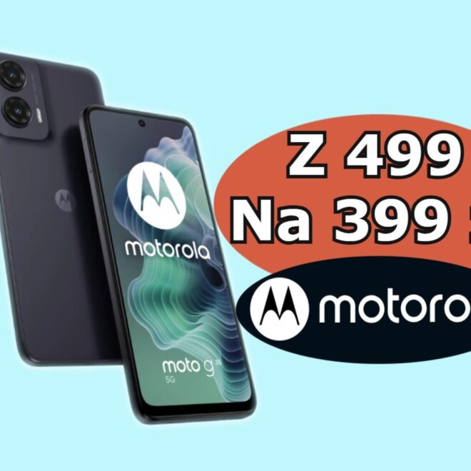 Najlepszy tani telefon teraz jest jeszcze tańszy. Motorola Moto G35 w promocji za 399 zł