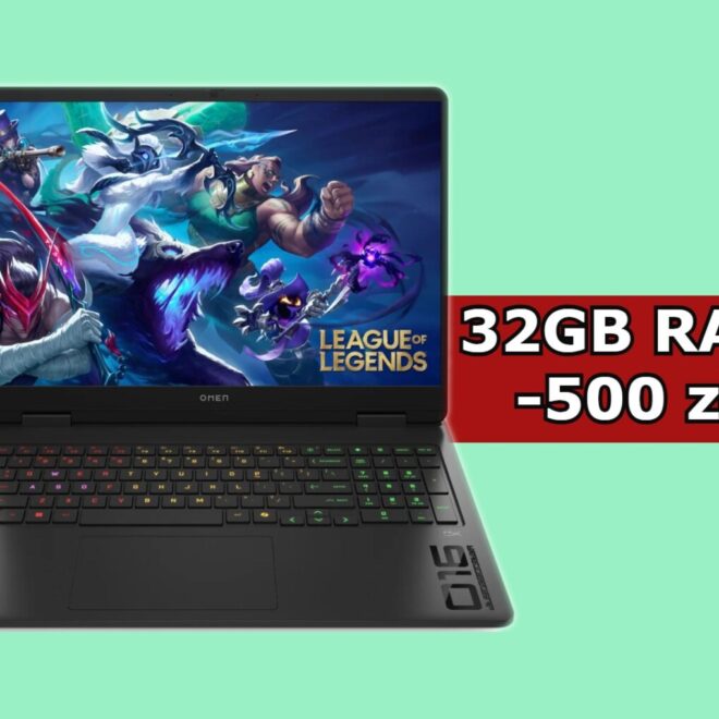 Laptop HP z RTX 5060 i aż 32 GB RAM tańszy o 500 zł. To może być ostatni moment na tańszy sprzęt