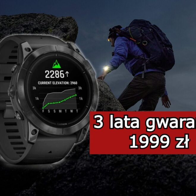 Jeszcze lepsza zniżka na Garmin Epix Pro. 1999 zł i 3 lata gwarancji