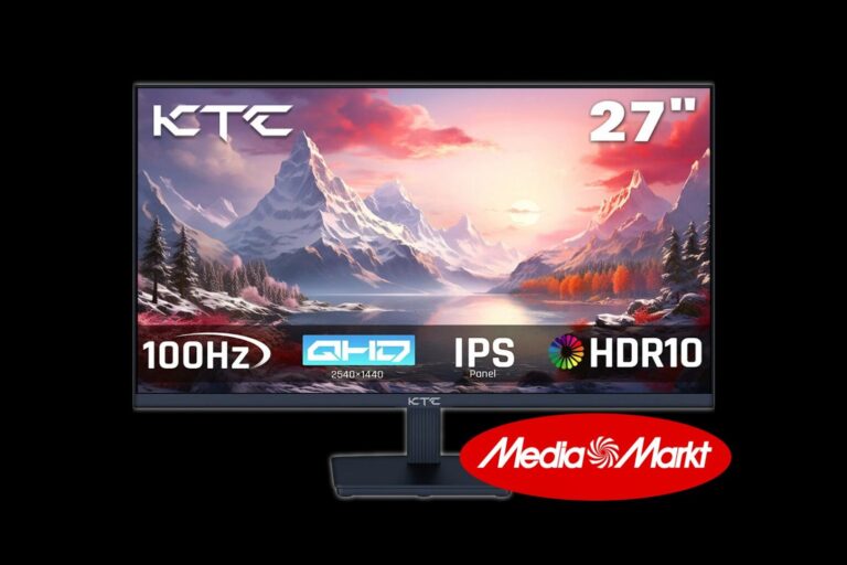 Z 669 na 420 zł w Media Markt. 27-calowy monitor QHD 100 Hz KTC