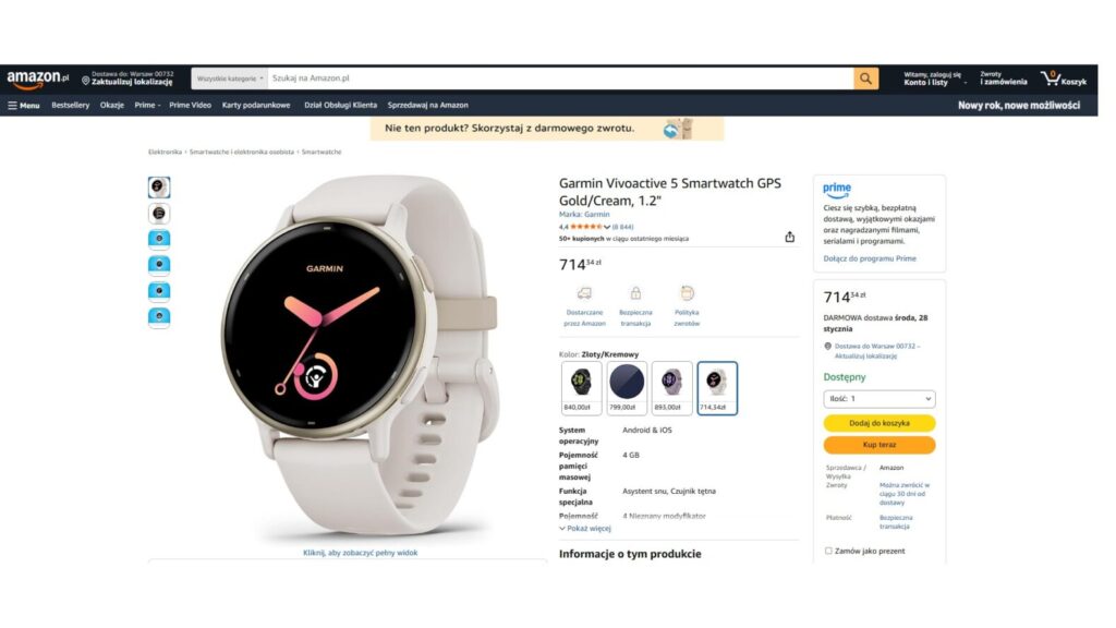 Garmin Vivoactive 5 Smartwatch