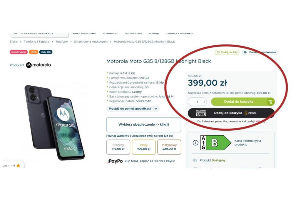 Motorola Moto G35 8/­128GB