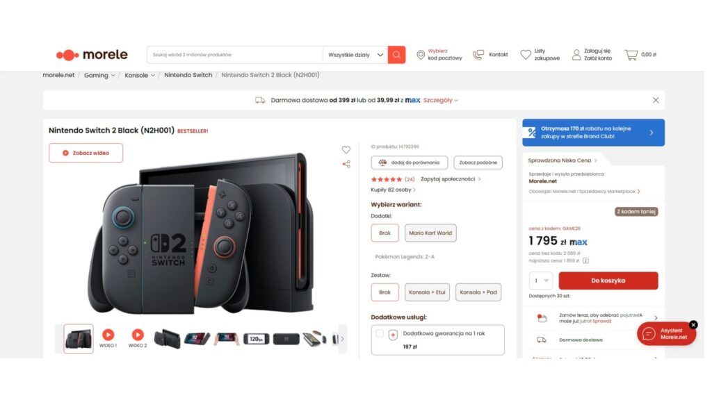 Konsola Nintendo Switch 2