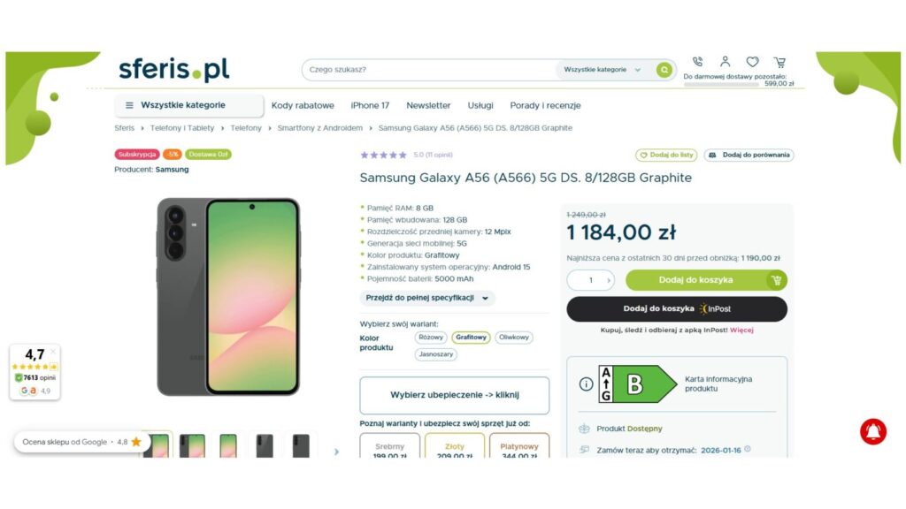 Samsung Galaxy A56
