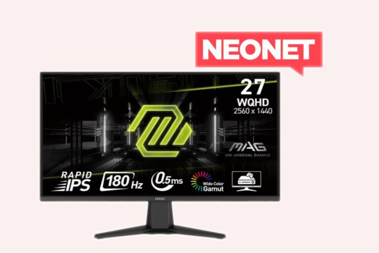 Monitor MSI 27″ taniej o 31% w Neonet. 180 Hz i WQHD