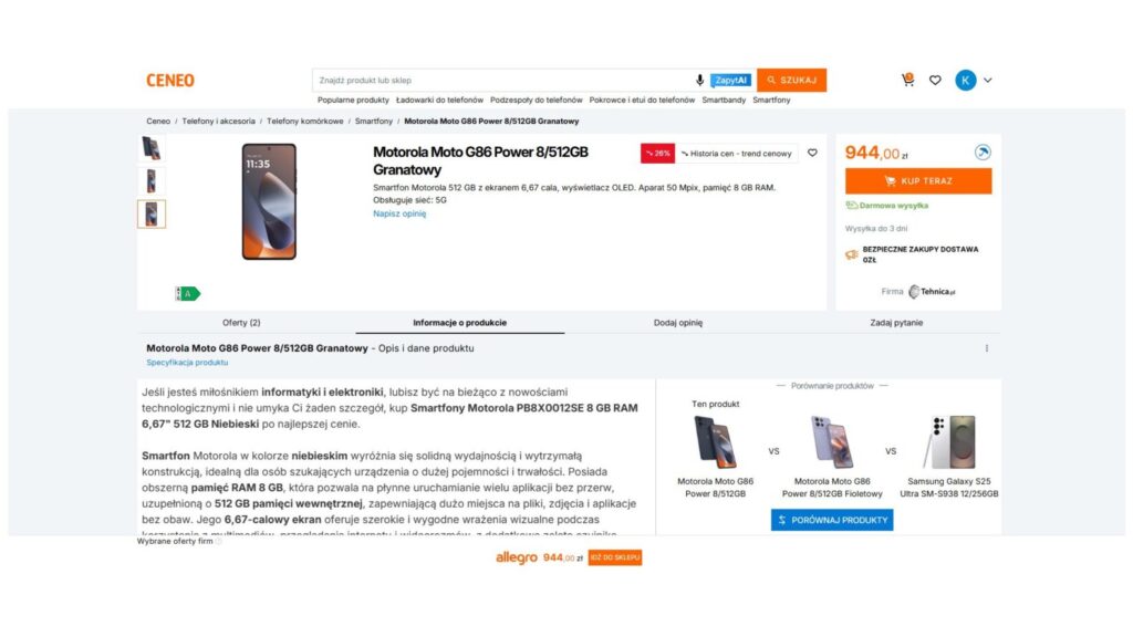 Motorola Moto G86 Power