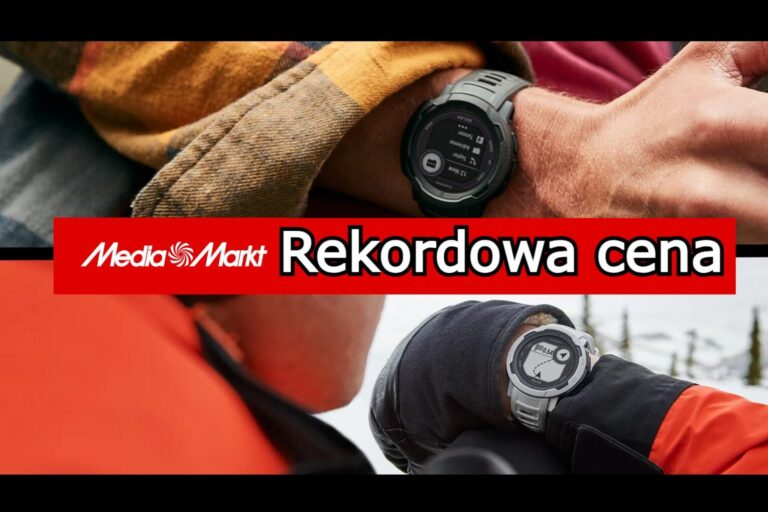 Garmin Instinct 2 Solar znowu w swojej rekordowo niskiej cenie. W Media Markt za 699 zł