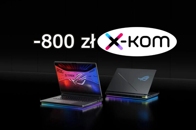 Obniżka -800 zł i ostatnie sztuki w X-Kom. Laptop ASUS z RTX 5050 w promocji