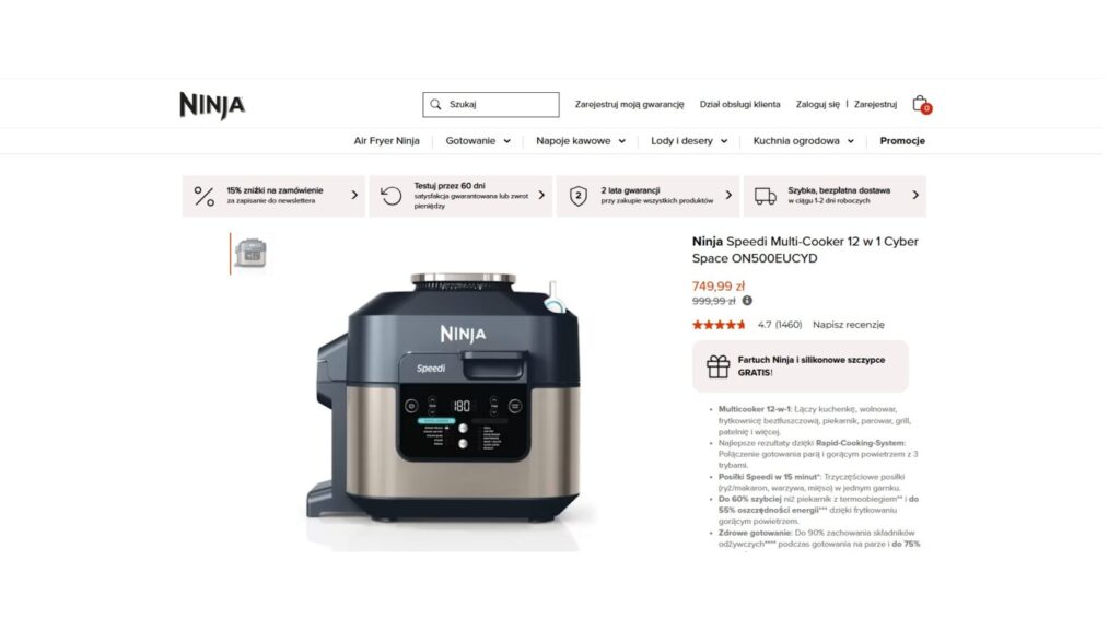 Ninja Speedi Multi-Cooker 12 w 1 Cyber Space