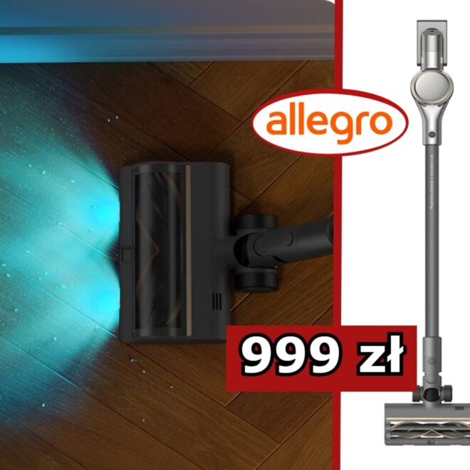 Dreame robi wielką promocję na Allegro. Odkurzacz 2w1 z mopem 33% taniej