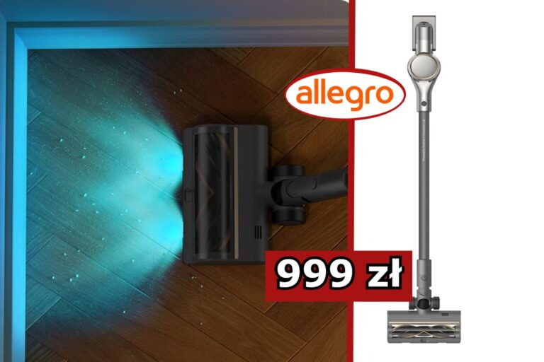 Dreame robi wielką promocję na Allegro. Odkurzacz 2w1 z mopem 33% taniej
