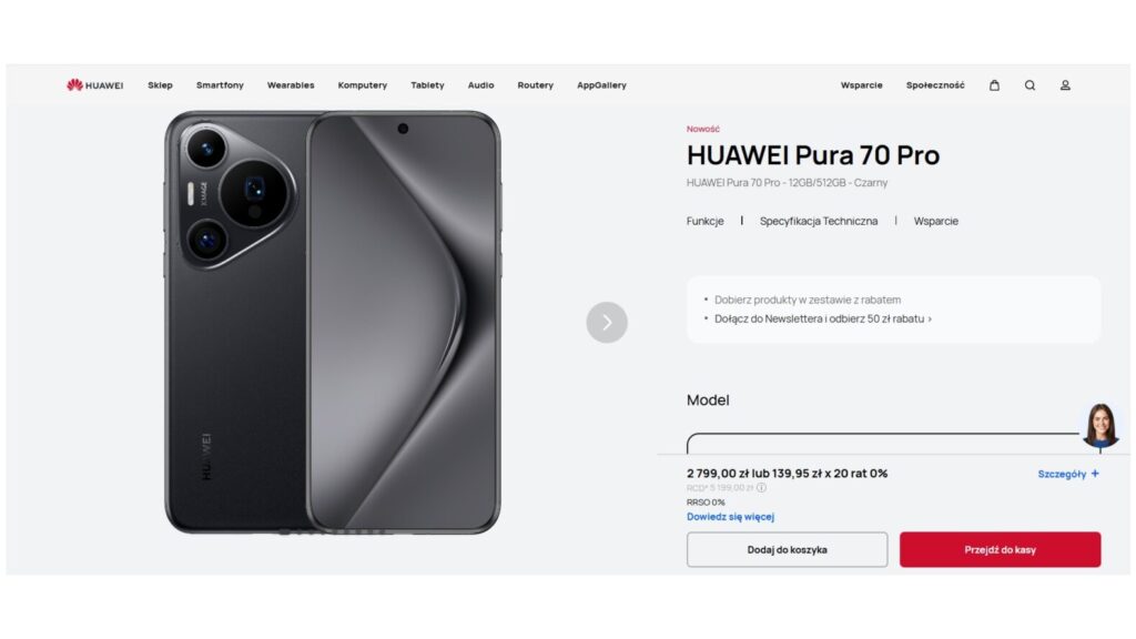 Smartfon HUAWEI Pura 70 Pro