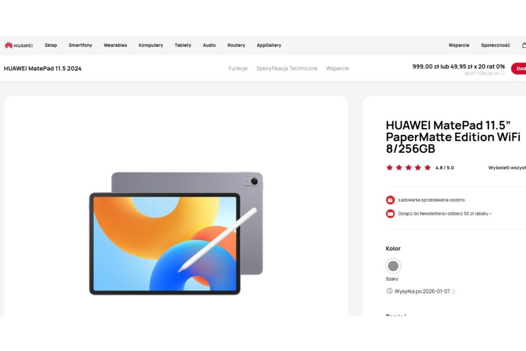 HUAWEI MatePad 11.5” PaperMatte Edition WiFi 8/256GB