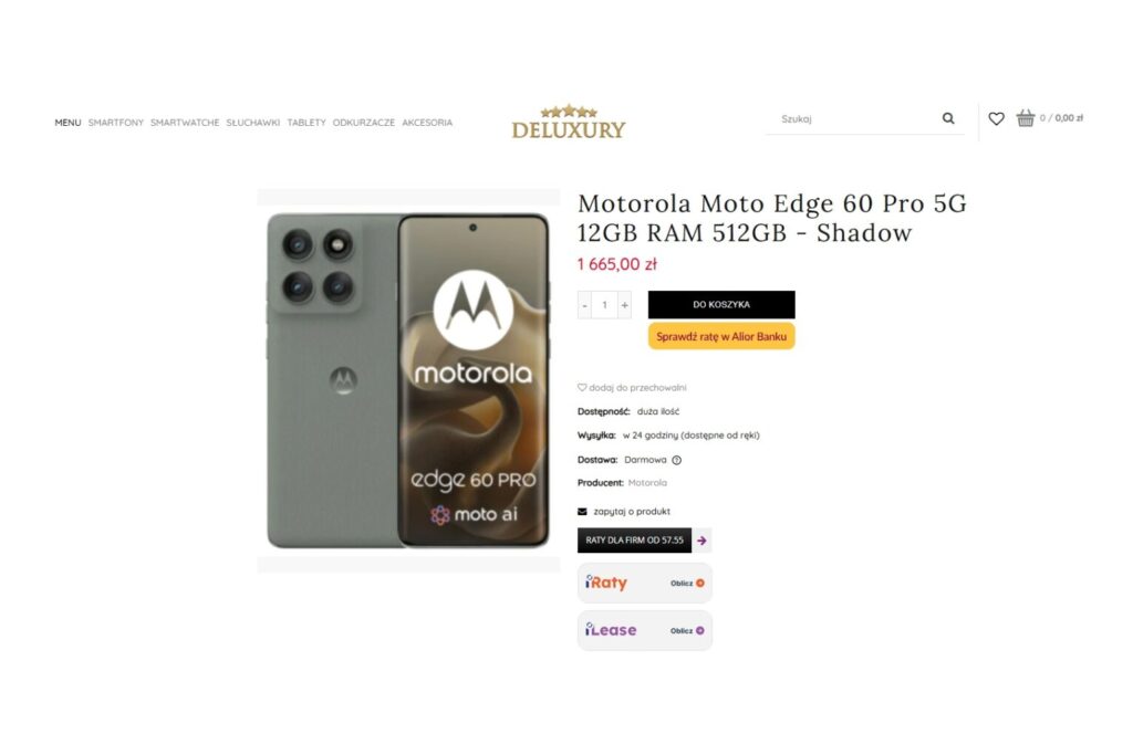 Motorola Edge 60 Pro 12/512GB