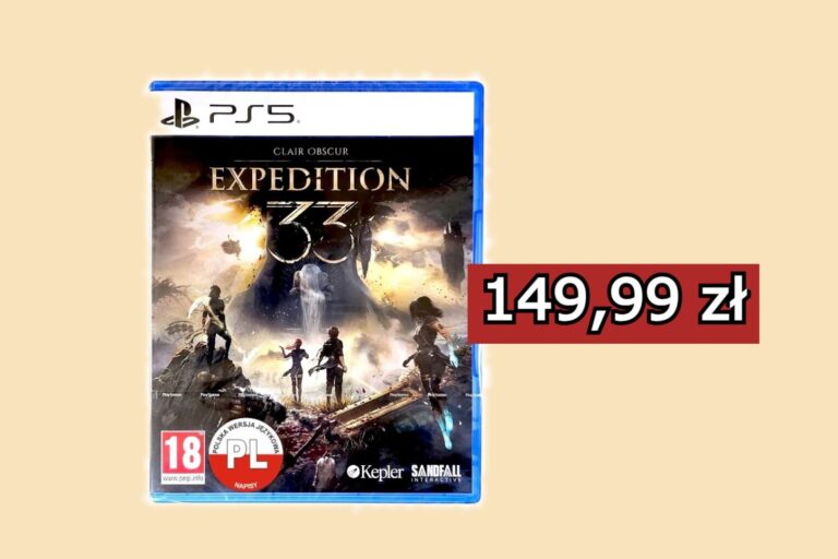 150 zł za wersję pudełkową Clair Obscur: Expedition 33 na PS5. Promocja Perfect Blue