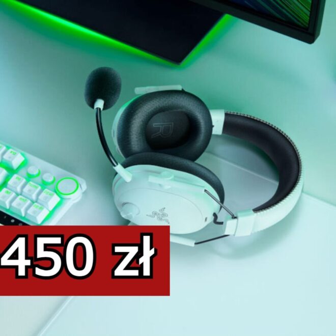 Słuchawki RAZER BlackShark V3 Pro z obniżką 450 zł w Media Expert
