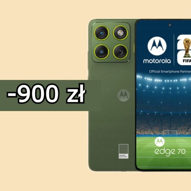Motorola Edge 70 aż 900 zł tańsza. I to w najciekawszym zielonym kolorze