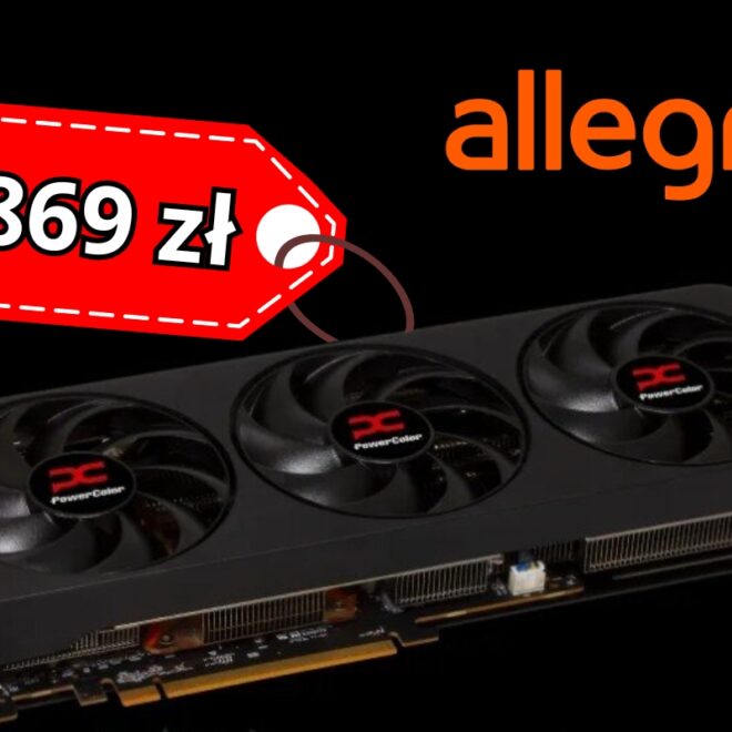PowerColor RX 9070 XT 16 GB taniej na Allegro. Obecnie najniższa cena w Polsce