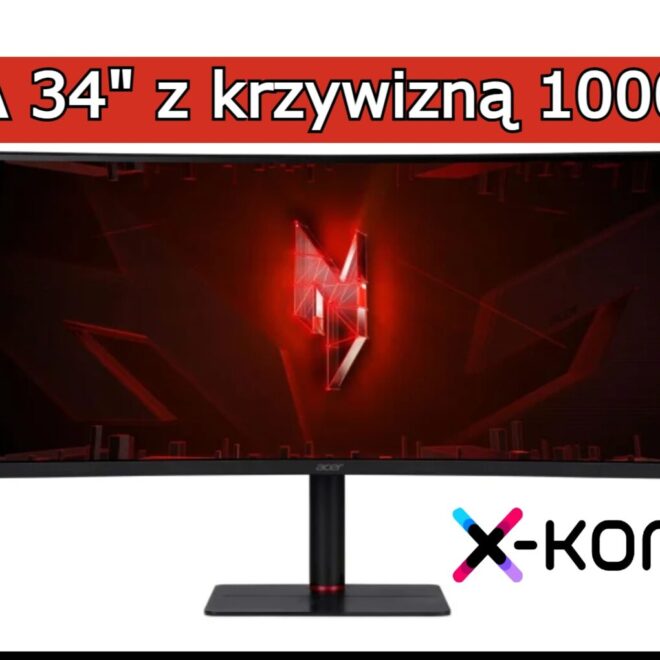 Monitor Acer Nitro z super promocją w X-Kom. To 34″ LED VA z zakrzywionym ekranem