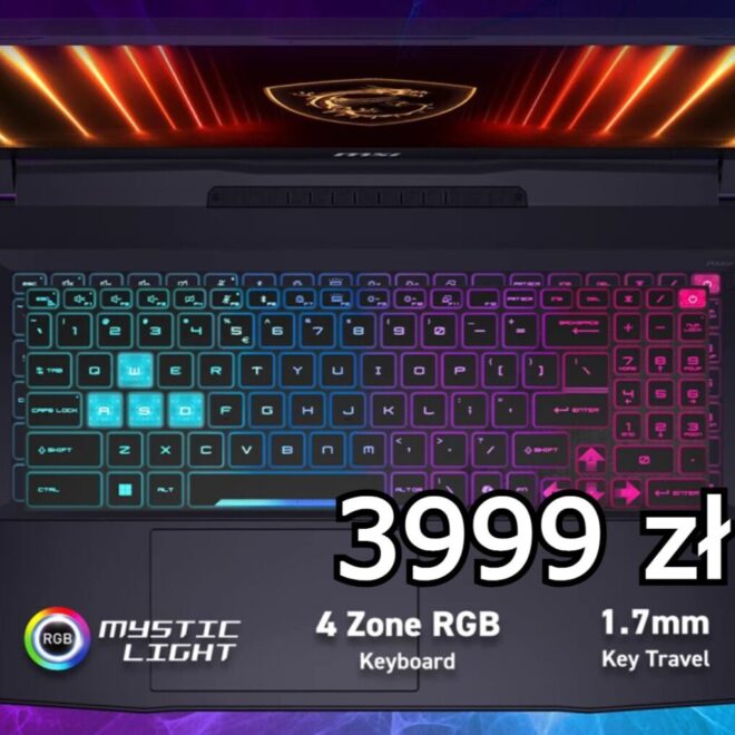 Laptop MSI z najmocniejszym RTX 5060 w super promocji. Mamy rekord