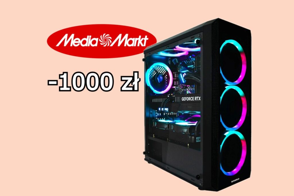 Komputer stacjonarny GREED MK2 AMD Pro | RTX 5070 | Ryzen 7 5700X | 32GB DDR4 | 1TB SSD | Chłodzenie Wodą