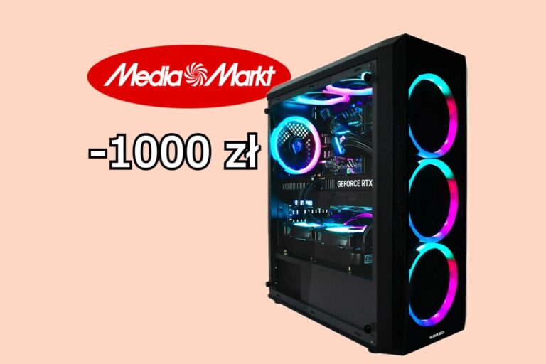 Komputer z RTX 5070, Windowsem i chłodzeniem wodnym 1000 zł taniej w Media Markt