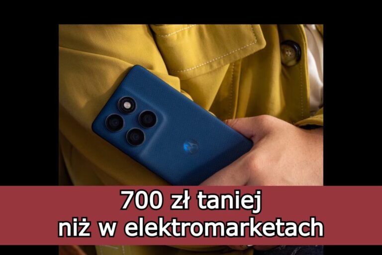 Motorola Edge 60 12/512 GB w promocji. Na Allegro 700 zł taniej niż w dużych sklepach
