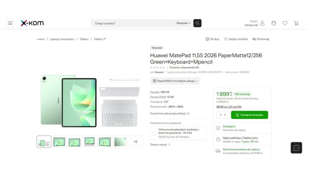 Huawei MatePad 11.5S 2026