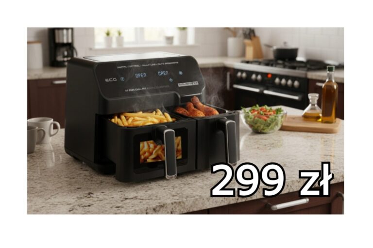 Super Air Fryer w śmiesznej cenie. Dwukomorowa frytkownica 8l za 299 zł