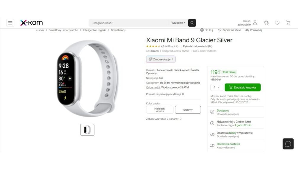 Xiaomi Mi Band 9
