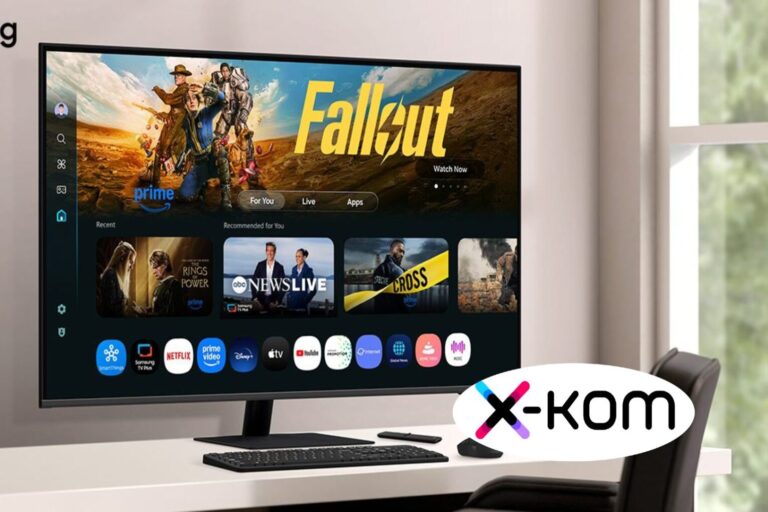 Samsung łączy monitor z telewizorem, a X-Kom obniża cenę. Promocja na 32-calowy Smart M7