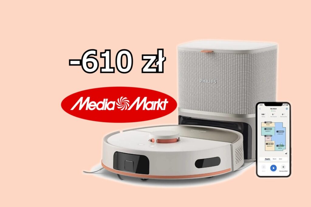Robot odkurzająco-mopujący PHILIPS XU5100/20 Beżowy