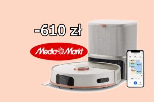 1/4 ceny mniej za Robota odkurzająco‑mopującego Philips. Promocja w Media Markt