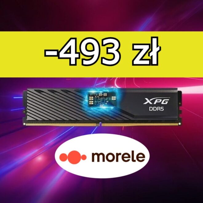 Morele z rigczem. Sklep obniżył cenę RAM-u 32 GB DDR5 o prawie 500 zł