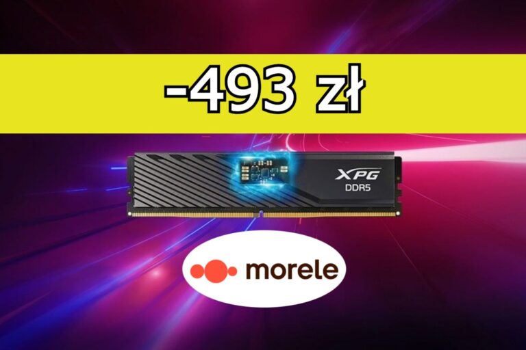 Morele z rigczem. Sklep obniżył cenę RAM-u 32 GB DDR5 o prawie 500 zł
