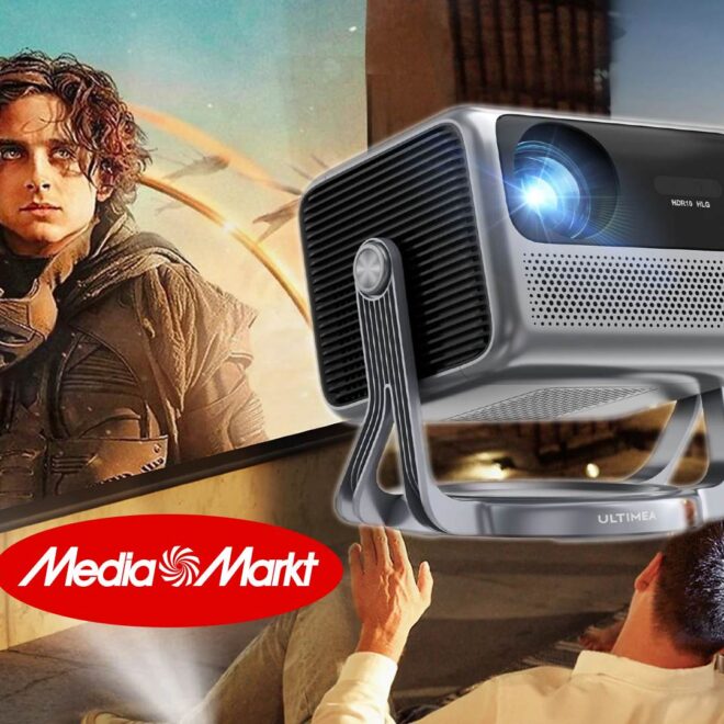 Media Markt sprzedaje projektor za połowę ceny. Full HD, Android TV i jasność 600 ANSI za 1270 zł