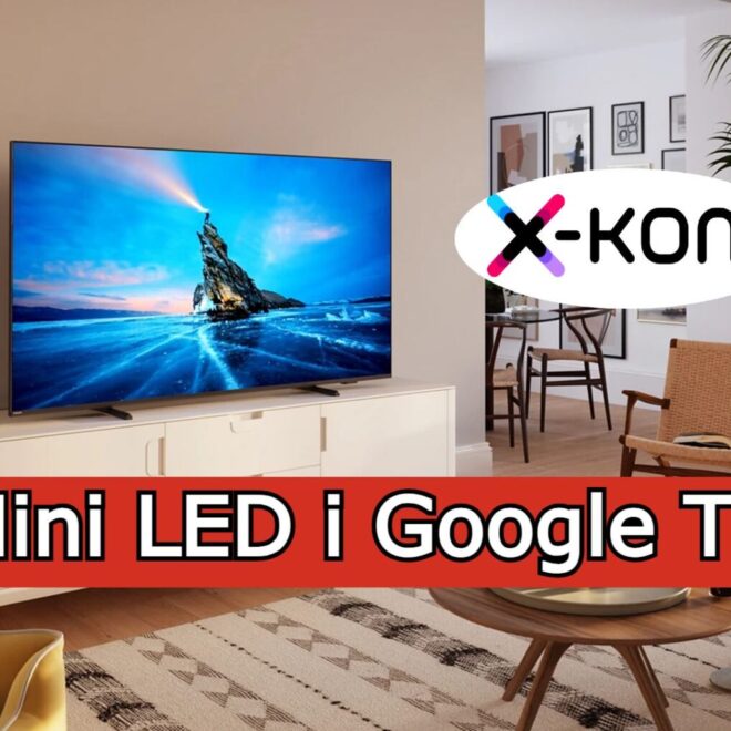 55-calowy telewizor Philips Mini LED z Google TV w promocji za 1 599 zł w X‑Kom. Cena rekordowa