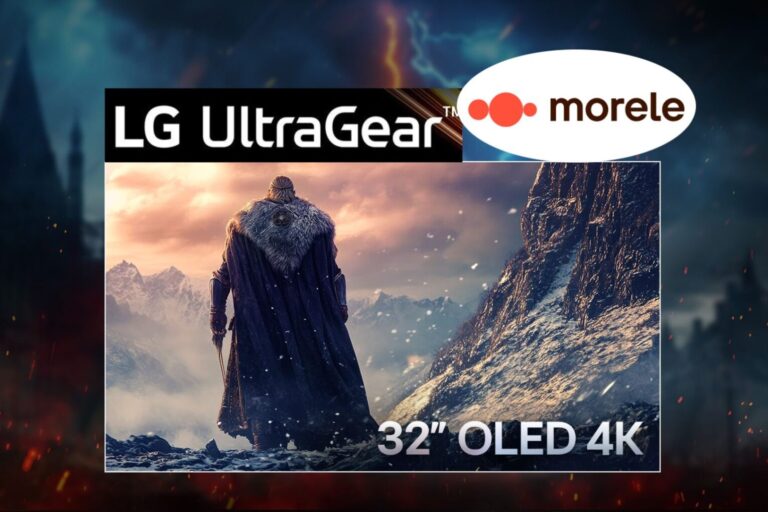 Monitor LG UltraGear tańszt na Morele. To 32″ OLED 4K z oświeżaniem do 330 Hz