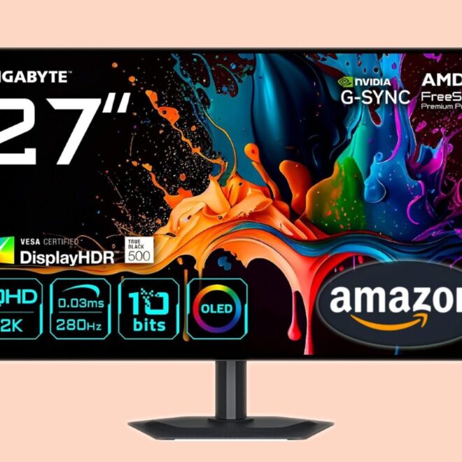 Amazon obniżył cenę na OLED-owy monitor GIGABYTE 27″. W żadnym sklepie nie ma taniej