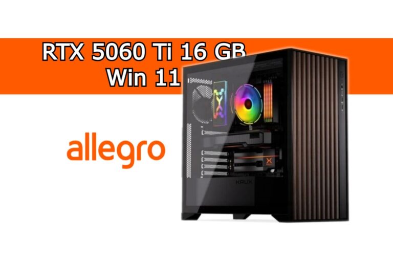 Komputer z Ryzenem 7 i grafiką GeForce RTX 5060 Ti 16 GB za 5499 zł. To chyba najbardziej opłacalny gotowiec