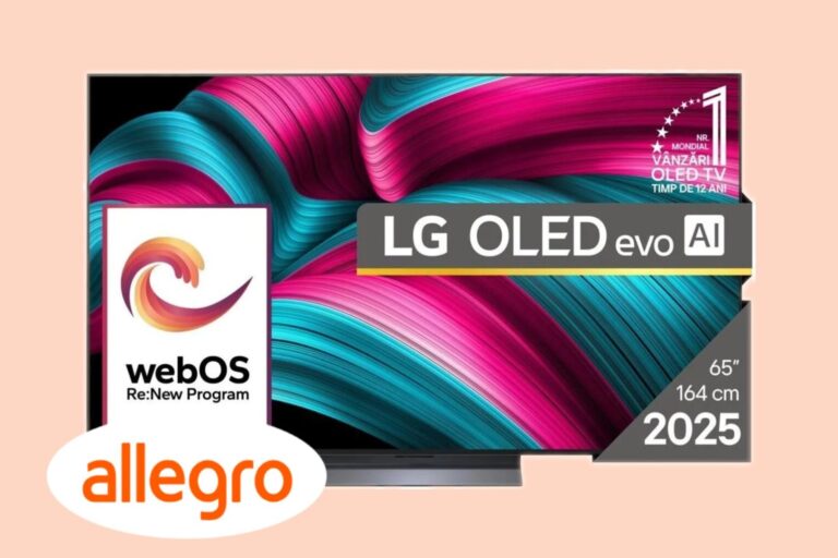 Jeśli szukasz OLED-a od LG, to najlepiej zajrzeć na Allegro. 65″ model C5 1370 zł taniej