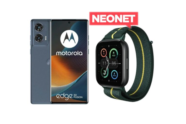Zestaw telefon + zegarek, czyli Motorola Edge 50 Fusion + Moto Watch Fit w dobrej cenie za 898 zł