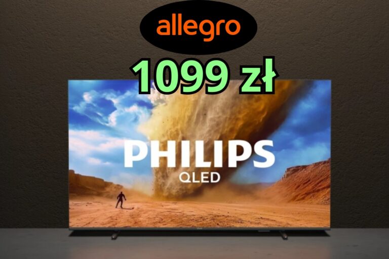 Philips 50 cali QLED taniej na Allegro. Cena spada do 1099 zł