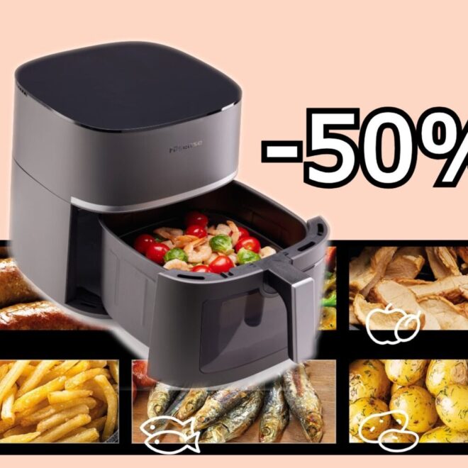 Ten Air Fryer Hisense potaniał o 50% w Media Expert. Ma 7 litrów, okienko i po prostu jest najlepszy