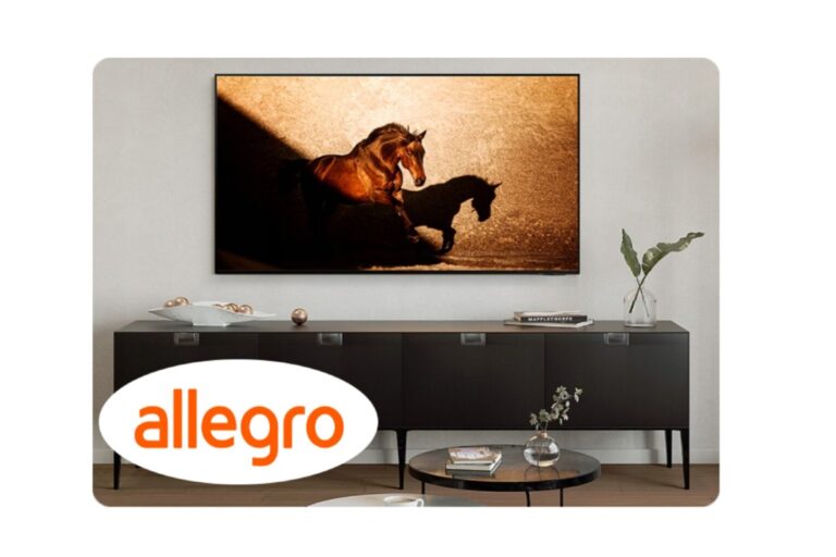 50 cali za 1109 zł i sprzedaje oficjalny sklep Allegro. Telewizor Samsung na promocji