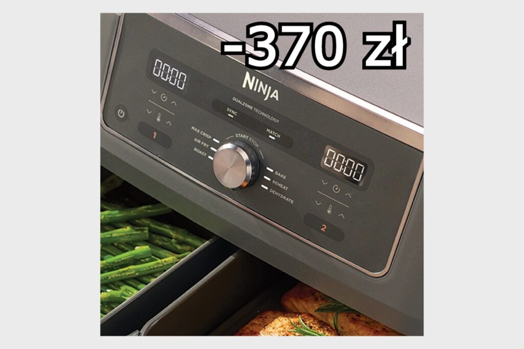 Ninja MAX 6-in-1 Dual Zone Air Fryer 9,5 l DZ400EUCYD