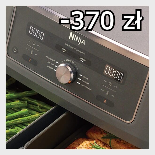 Air Fryer Ninja 6w1 przeceniony o 370 zł w sklepie producenta