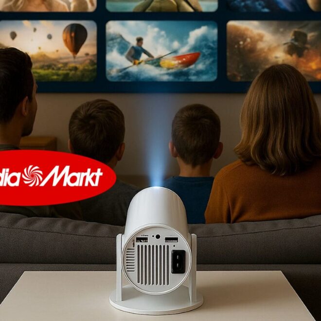 Projektor w promocji za 199 zł. To nie Temu, tylko Media Markt