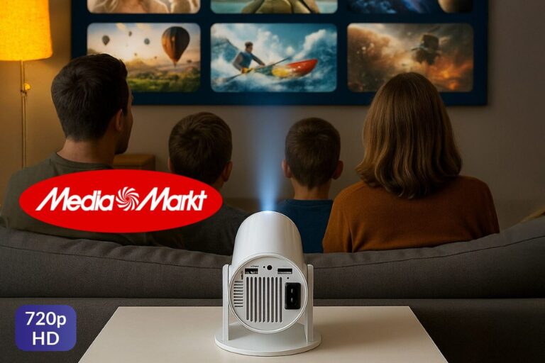 Projektor w promocji za 199 zł. To nie Temu, tylko Media Markt