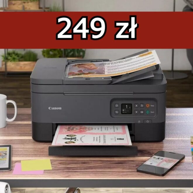 Tak tanio jeszcze nie było. Drukarka Canon za 249 zł w Media Expert